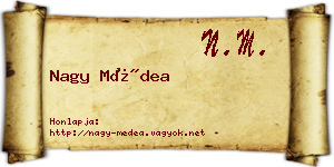 Nagy Médea névjegykártya