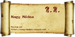Nagy Médea névjegykártya